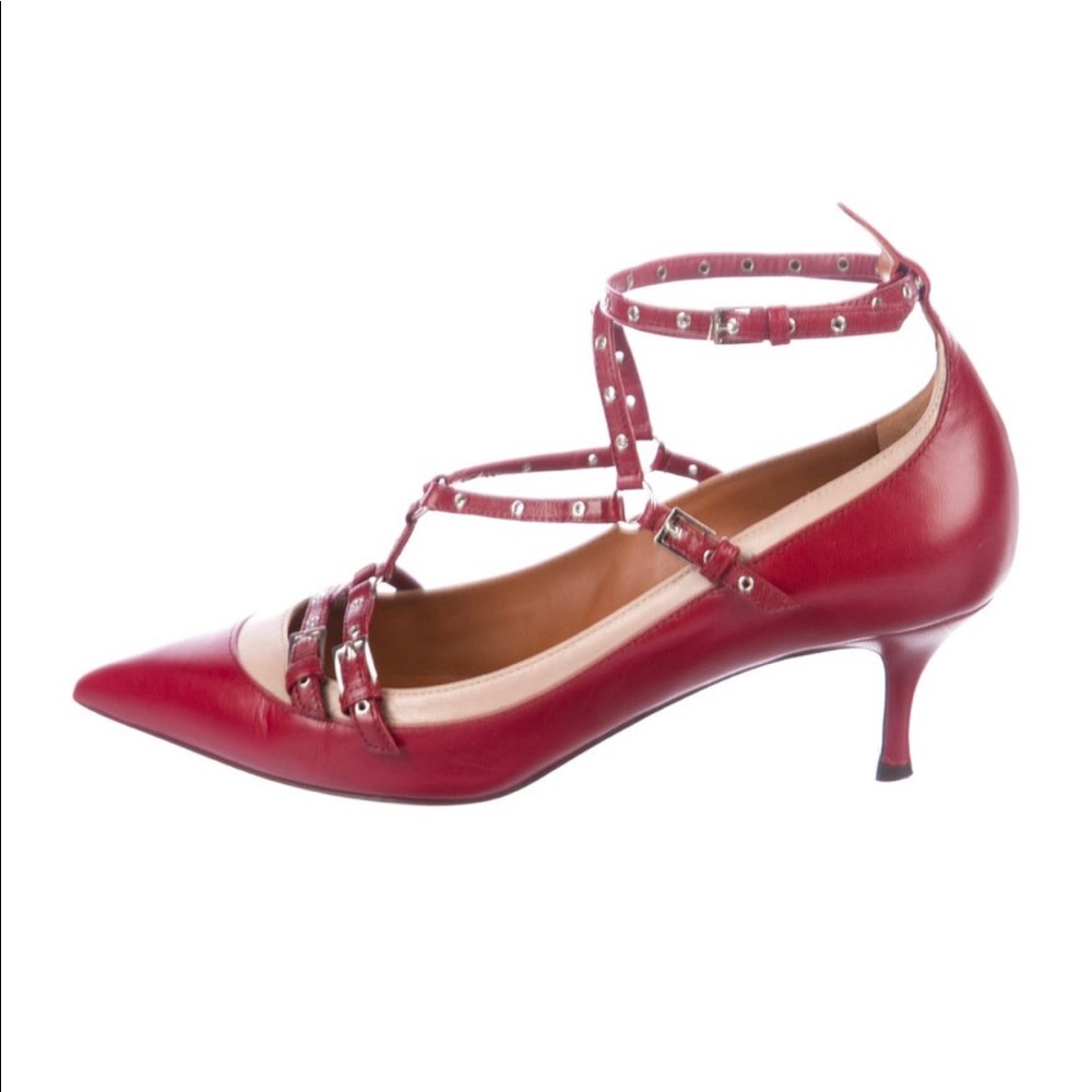 Valentino Love Latch Kitten Heels